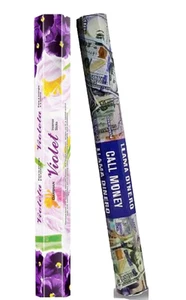 @ Darshan Combo Violet And Call Money Llama Dinero Incense Sticks For Home - Picture 1 of 6