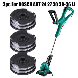 3pcs Fadenspulen Für Bosch ART 24 ART 24+ /ART 27 ART 27+ Strimmer/Trimmer 1.6mm - Picture 1 of 12