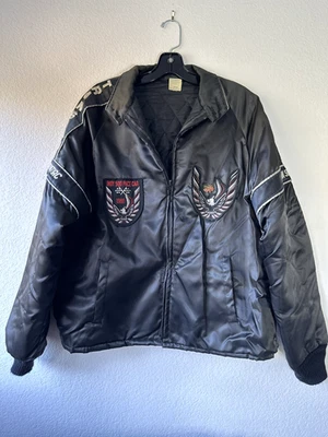 Chaqueta Pontiac Trans Am Dayton 500 Nascar 1980 en negro, talla L, promocional Foto 1 de 4