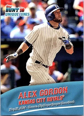 2016 Topps Bunt - Alex Gordon Unique Unis #UU-6 - Изображение 1 из 2