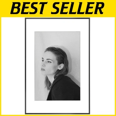 16x24 Black Aluminum Frame - Glass Cover - Image 1 of 4