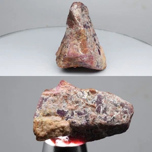 💎 Jumbo! 310,65ct grober violetter roter Rubin - unbeheizt, Malawi Edelstein - Bild 1 von 6
