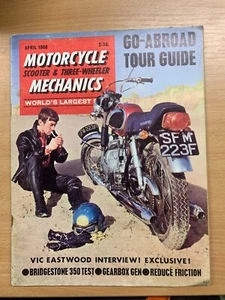 MOTORCYCLE SCOOTER & 3-WHEELER MECHANICS UK MAGAZINE APRIL 1968 TOUR GUIDE (LL) - Picture 1 of 7