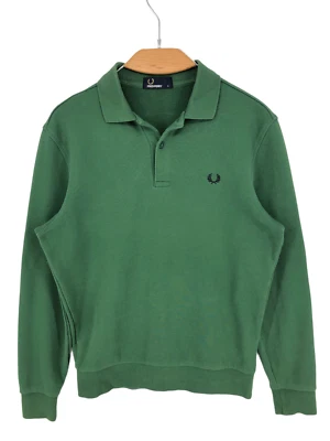 FRED PERRY Suéter De Cuello Polo Para Hombre Talla S - Imagen 1 de 4