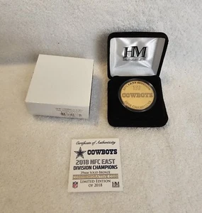 # 0132 Dallas Cowboys Sports Memorabilia Coins 2018 NFC-East Division Champions. - Picture 1 of 11
