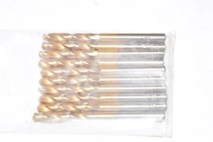 Paquete de 10 NUEVO Juego de Brocas Giratorias Jobber HSS 5/32"" Recubiertas  - Imagen 1 de 2