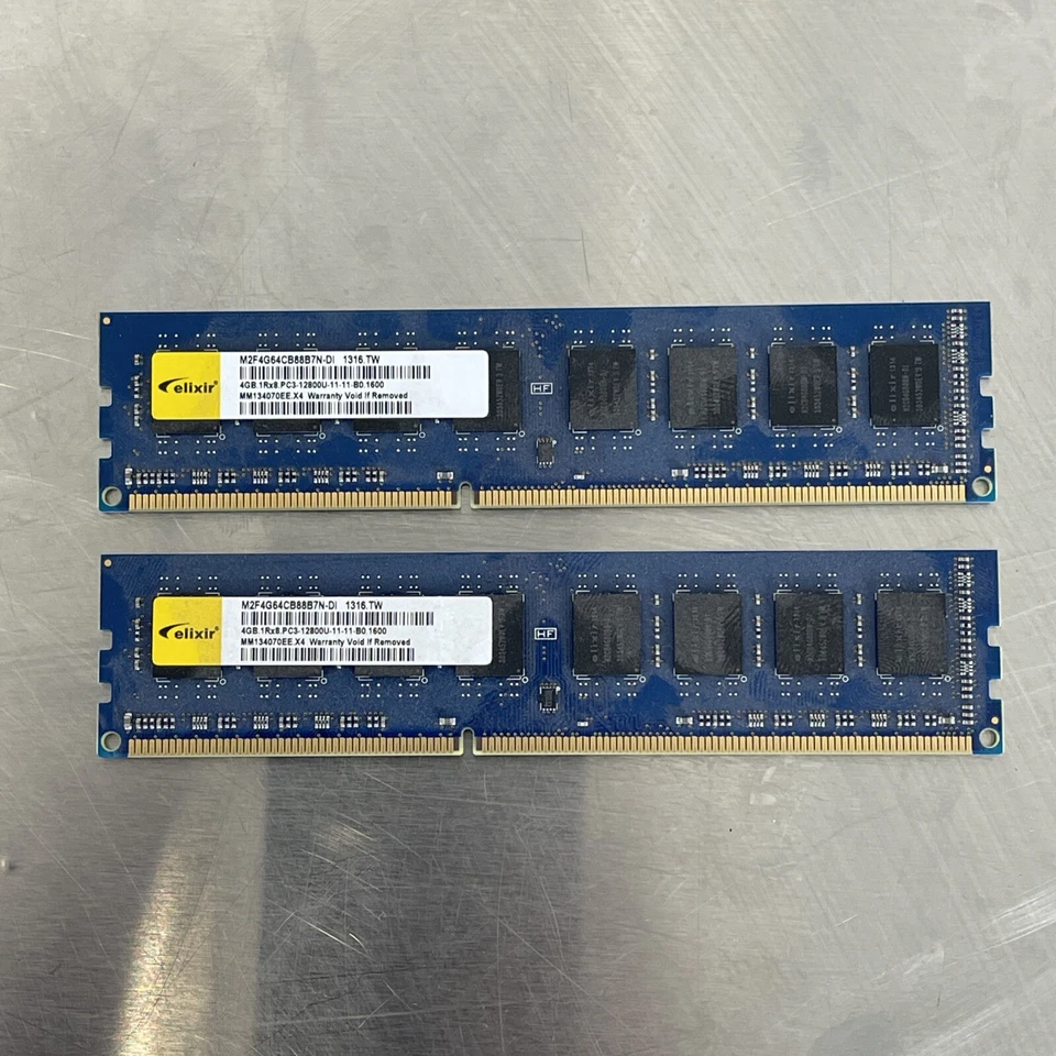 Elixir M2F4G64CB8HG5NCG (PC3-12800 (DDR3-1600), DDR3 RAM, 1333 MHz, DIMM) RAM... - Image 1 of 4