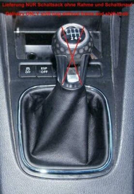 Bolsa de cambio manguito de cambio VW Golf 5 6 VW Scirocco EOS Jetta carbono negro - Imagen 1 de 4