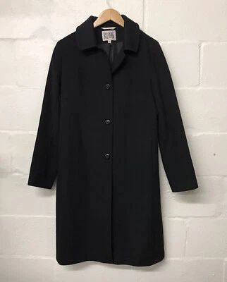 Bill Blass Long Angora Wool Peacoat Jacket - Size 10 - Belarus Coat - Image 1 of 4