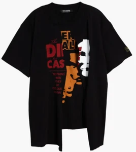 RAF SIMONS LAYERED THE DIE CAST GRAPHIC TEE in BLACK sz L - Picture 1 of 11