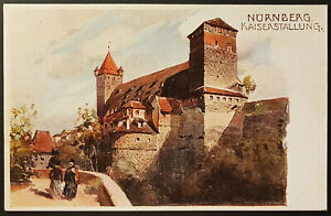 AK Nürnberg Burg Kaiserstallung Künstlerkarte ungelaufen um ca. 1910