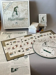 VINTAGE Huggermugger Board Game COMPLETE Golden 1989 Mystery Word - Picture 1 of 10