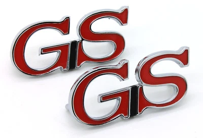 NEW 68-72 Buick GS Front Fender Emblem Trim Set Pair / USA MADE BBRP 4229821 - Image 1 of 4