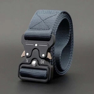 Military Tactical Belt Heavy Duty Security Guard Working Utility Nylon Waistband - Picture 1 of 13