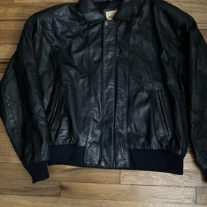Vintage leather jacket, Hard Rock Cafe For Men, Full Zip. XL - Picture 1 of 9