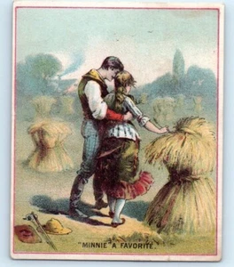 Minneapolis Harvester & Binder "Minnie A Favorite" Agricultural Trade Card OO - Picture 1 of 2