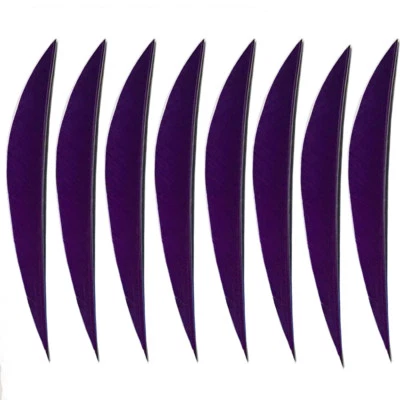 50 paletas de plátano de 5" pliegues plumas pliegues alas derechas Foto 1 de 4