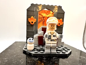 Lego Star Wars Minifigure sw0734 Hoth Rebel Trooper White Uniform "HOTH REX" - Picture 1 of 4