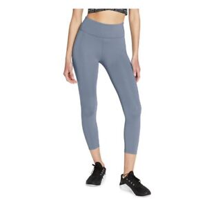 Nike Women's Size 1X Plus Size Blue Moisture Wicking Pocketed Tight Fit Leggings