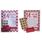 1PC Enjoy 14 Activities Together on Valentine s Day with this Scratch Card