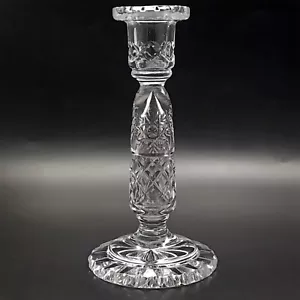 Vintage Lead Crystal Candlestick Holder Cut Glass Candle Holder Home Decor - Picture 1 of 13