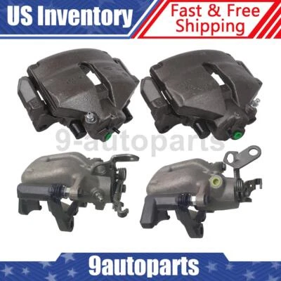 Brake Calipers Front & Rear Set of 4 For 2010 Volkswagen Golf SportWagen - Image 1 of 4