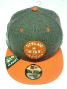 BRAND NEW - NEW ERA 9 FIFTY CLEVELAND BROWNS ESTABLISHED EDITION GRAY/ORANGE - Picture 1 of 5