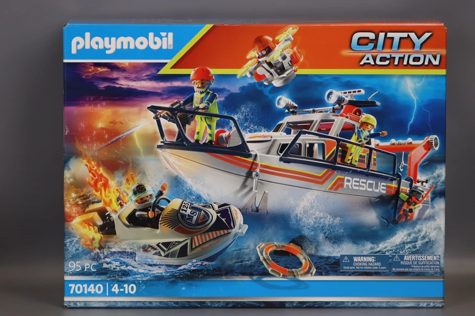 Playmobil Bomberos con embarcación personal Foto 1 de 4