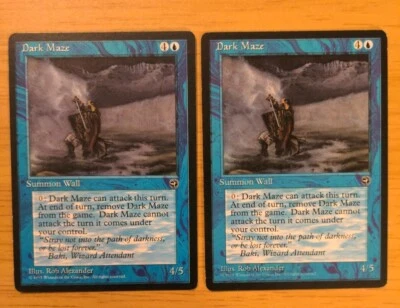 Dark Maze x2 - Homelands Magic the Gathering MTG - Image 1 of 2