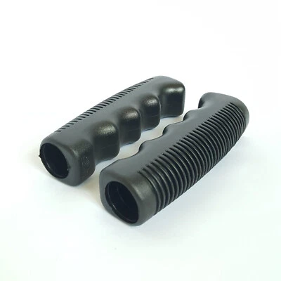 Handlebar Grips Vintage Black 1 Pair Retro Old Bicycle Bike Bicycle Vintage - Image 1 of 3