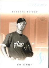 2005 Studio Proofs Silver Houston Astros Baseball Card #138 Roy Oswalt /100