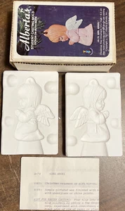 VINTAGE ALBERTA'S CERAMIC MOLD #A-74 ANGEL ORNAMENT - Picture 1 of 10