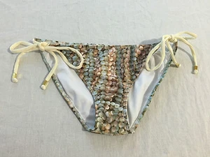 Zara Terez Pastel Pearls Bikini Bottoms Taupe, Pink, Blue Girls' Size 16 NWT! - Picture 1 of 11