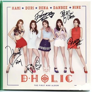 D.Holic - Chewy 1st Mini Album Signed Autographed CD Promo 2015 K-Pop - Picture 1 of 5
