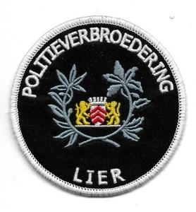 BELGIEN Politie LIER PolitieVerbroedering Police Polizei Abzeichen Patch Belgium - Bild 1 von 1