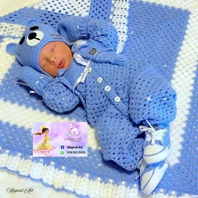 Mantas de bebé cómodas suaves tejidas de lana funda para dormir y ropa de cama 100*100 Foto 1 de 4