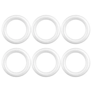 6Pcs Blank Foam Circles DIY Painting Foam Crafts Foam Wreath Forms for DIY - Picture 1 of 12