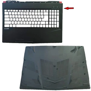 Black Upper Case Palmrest/Bottom Case Cover For GL63 GP63VR MSI MS-16P5 MS-16P7 - Picture 1 of 16