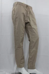 HERREN TWILL JOGGINGHOSE HIP HOP HOSE SLIM FIT SAND  - Bild 1 von 8