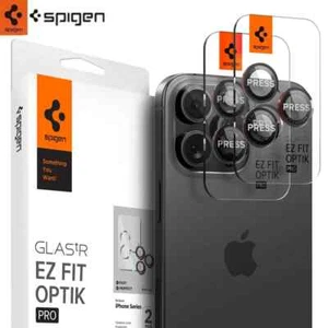 Spigen Ochrona aparatu Szkło Folia pancerna do Apple iPhone 16/15/14 Pro/Pro Max - Zdjęcie 1 z 7