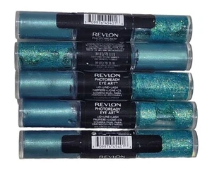 5 PACK REVLON PHOTOREADY EYE ART LID, LINE, LASH SHADOW 010 GREEN GLIMMER - Picture 1 of 2