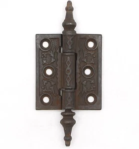 Antique Victorian 2.5 x 2 in. Cast Iron Butt Door Hinge - Bild 1 von 4