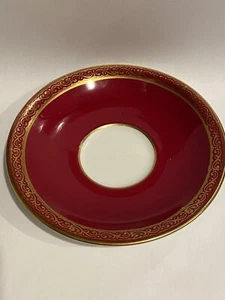 Aynsley Tea Saucer ONLY Red gold lustre - Picture 1 of 4