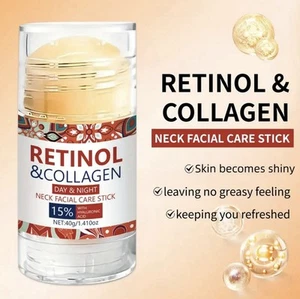 Retinol & Collagen Day & Night Neck and Facial Boosting Care Stick 2pcs - Picture 1 of 8