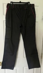 Klopman Workwear Pants Mens M Black Cargo Pocket Cotton Polyester Utility NEW - Picture 1 of 9