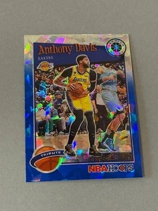 Anthony Davis Blue Cracked Prizm Ice Refractor sp Insert 2019-20 Hoops Premium - Picture 1 of 2