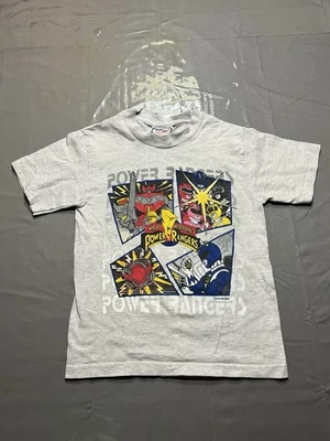 Vintage Mighty Morphin Power Rangers 1994 Youth Small 90s Shirt Saban Licensed - Image 1 of 4