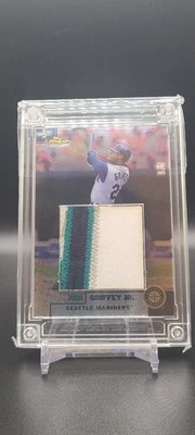 1999 Topps Finest - Ken Griffey Jr #200 Game Worn Patch /5  JERSEY FUSION - Image 1 of 2
