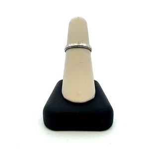 Estate Sterling Silver Hammered Finish Size 7 Ring! 5 - Picture 1 of 6