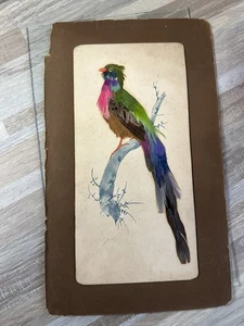 Vintage Feder und Aquarell Vogel Kunst *LESEN** - Bild 1 von 21